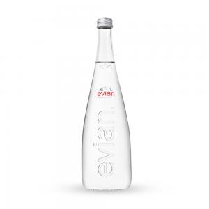 Evian Natural Mineral Water Glass 75cl 1