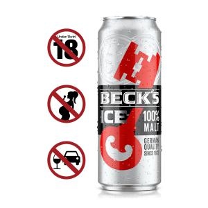 Beck's Ice Beer 4.7% Can 330ml 1