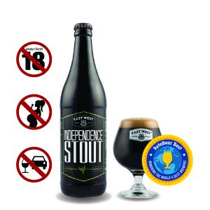 East West Independence Stout Beer Bottle 500ml 1