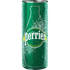 Perrier Sparkling Mineral Water Slim Can (250ml) 1