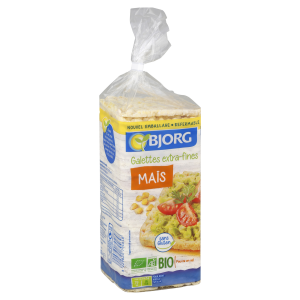 Bjorg Corn Crackers Bio 130g 1