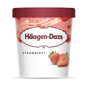Haagen Dazs Strawberry Pint 473ml 1