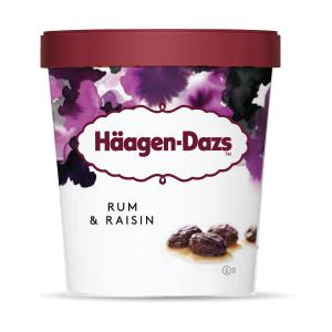 Haagen Dazs Rum Raising Pint 473ml 1