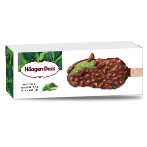 Haagen Dazs Green Tea & Almond Stick Bar 80ml 1